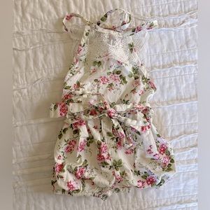 Baby girl size small (3 months) bubble outfit from Bailey’s Blossoms